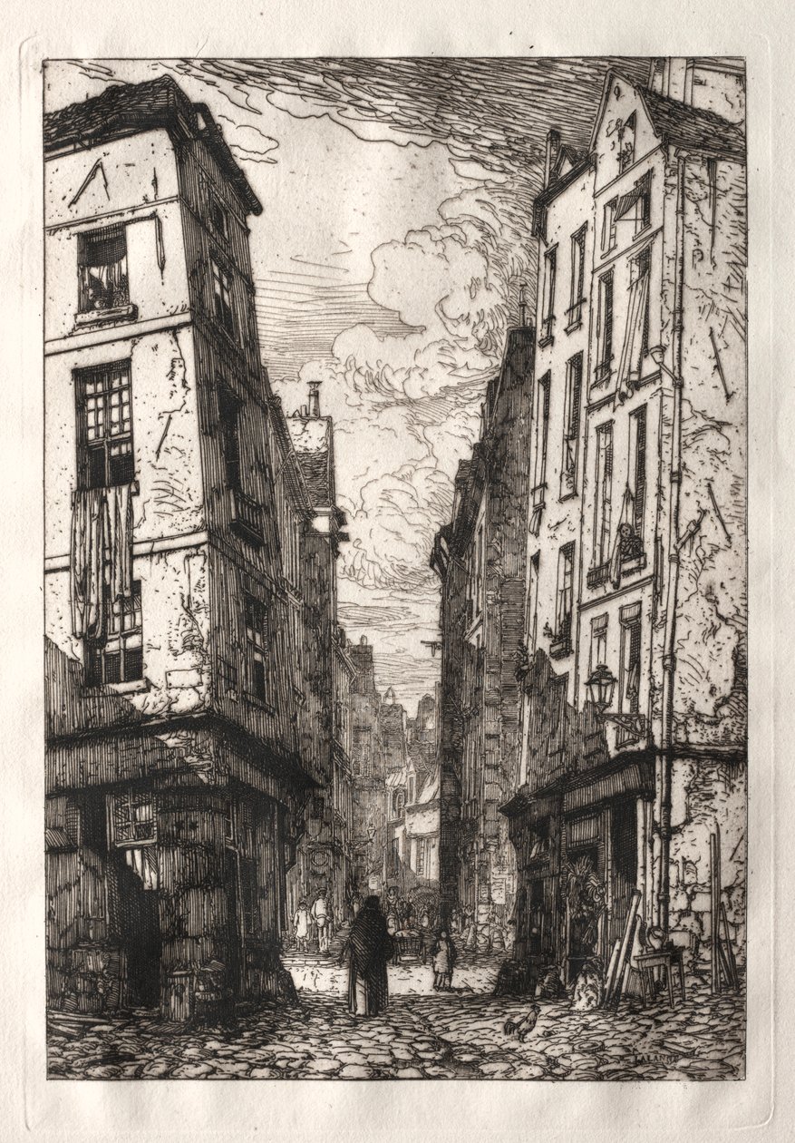 Rue des Marmousets de Maxime Lalanne