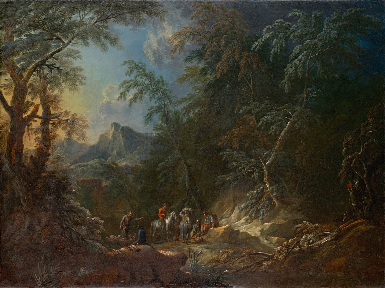 Paisaje Forestal "Tarde" de Maximilian Joseph Schinnagl