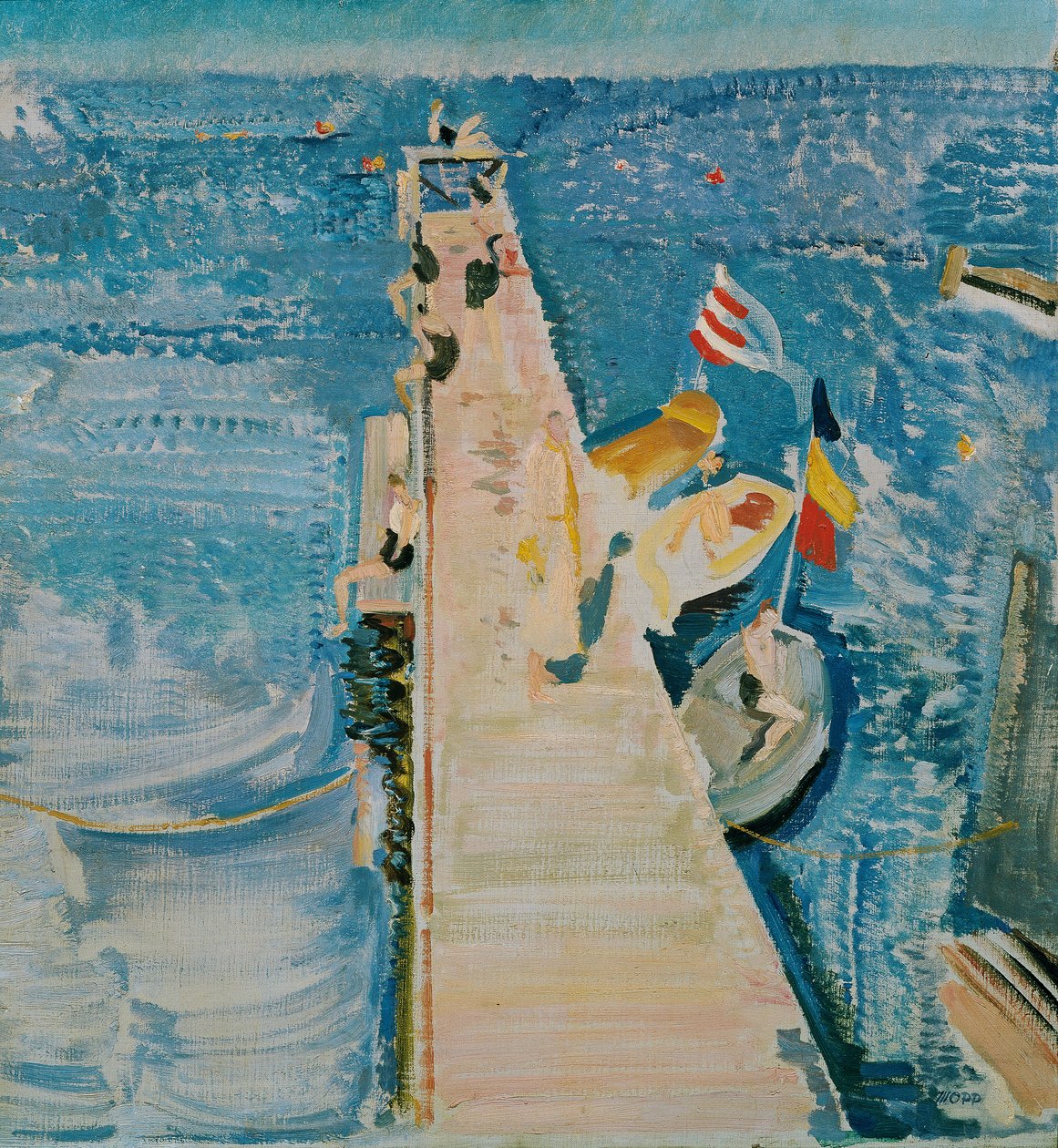 Embarcadero en el Mar Báltico de Maximilian Oppenheimer