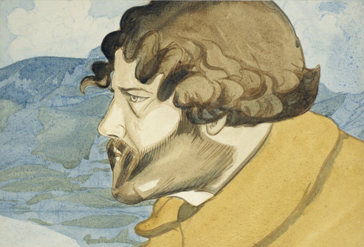 Autorretrato, 1921 de Maximilian Voloshin