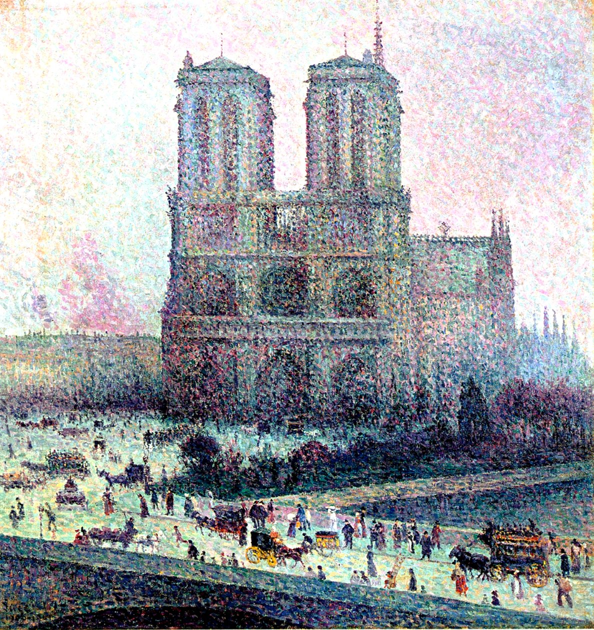 Notre-Dame, París, 1900-01 de Maximilien Luce