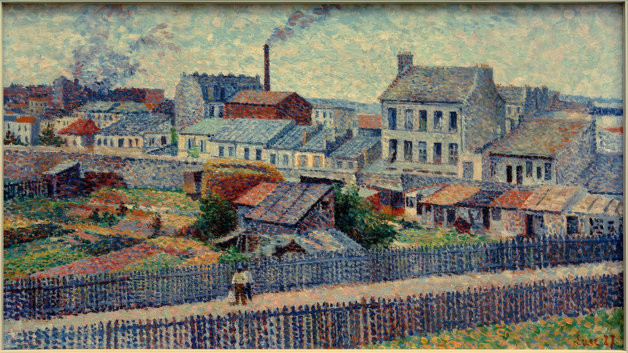 Terreno en Montmartre, Rue Championnet de Maximilien Luce