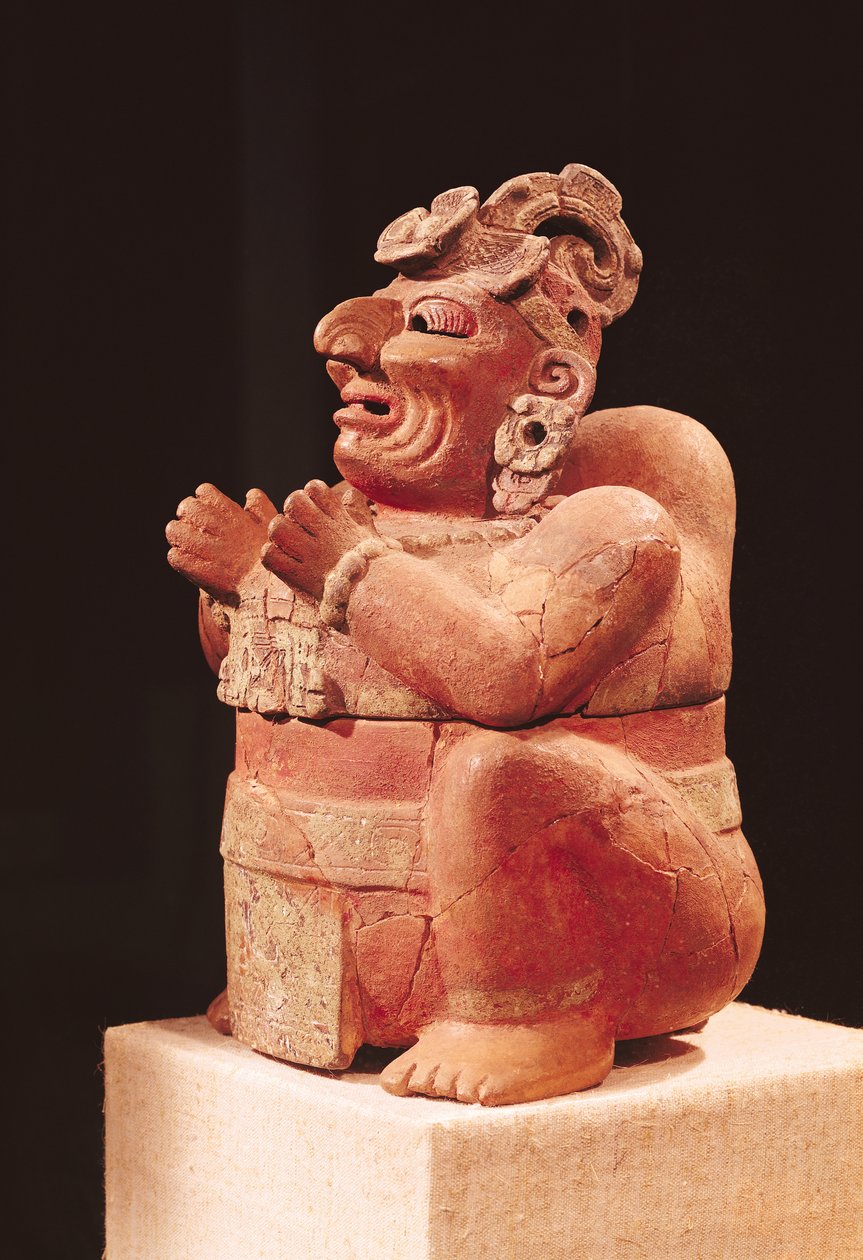 Incensario antropomórfico, de Guatemala, Período Clásico, 250-600 de Mayan