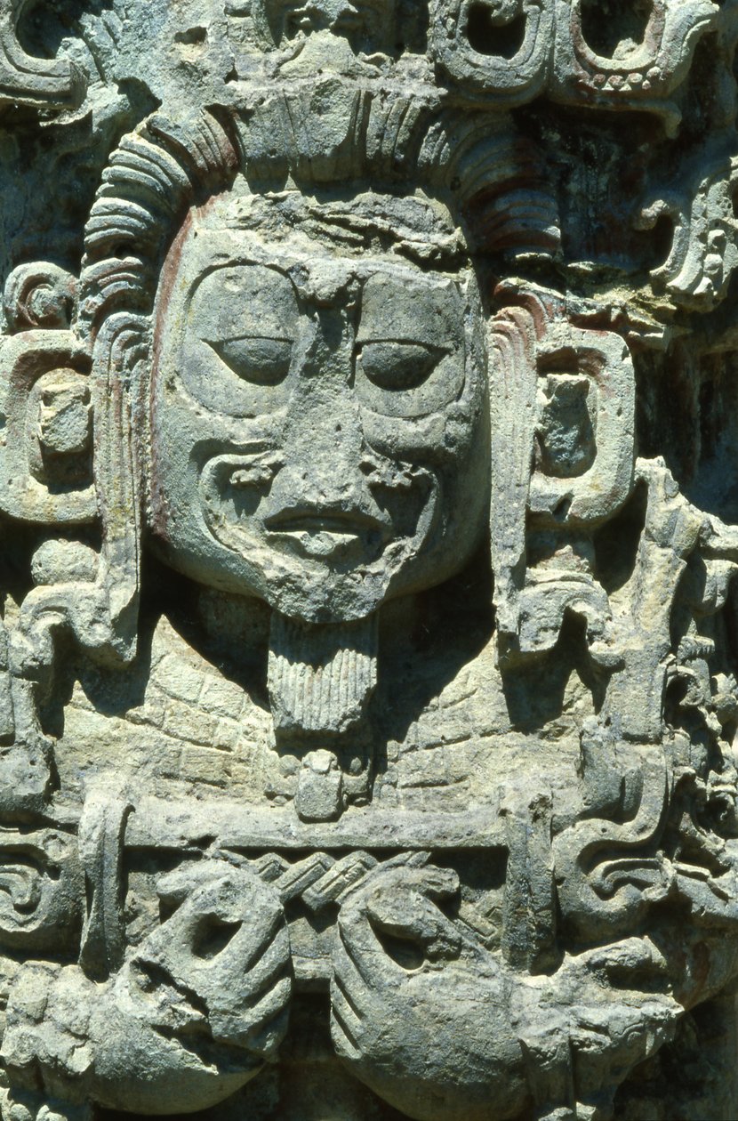 Estela D de Copán de Mayan