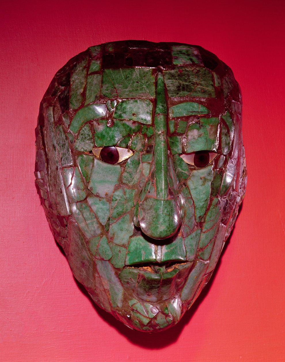 Máscara de mosaico, de Palenque, Chiapas de Mayan