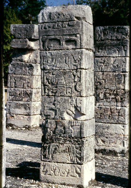Escultura de piedra de Mayan Mayan