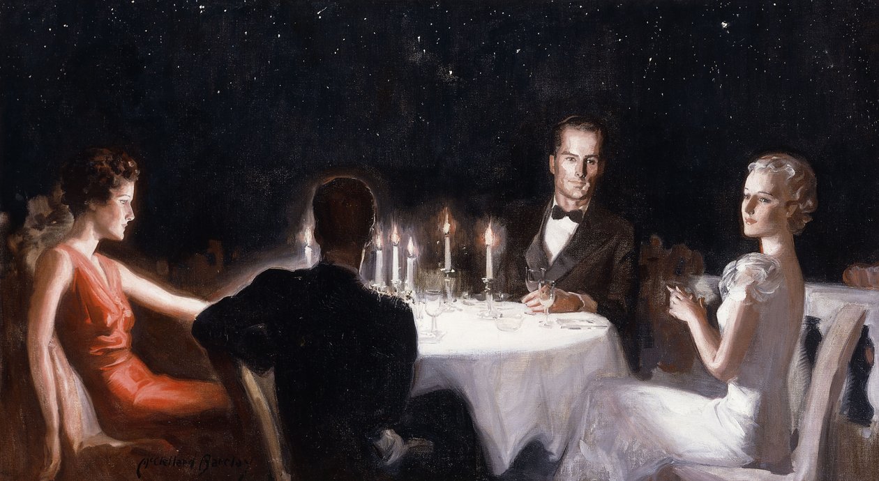 Cena Bajo las Estrellas de McClelland Barclay