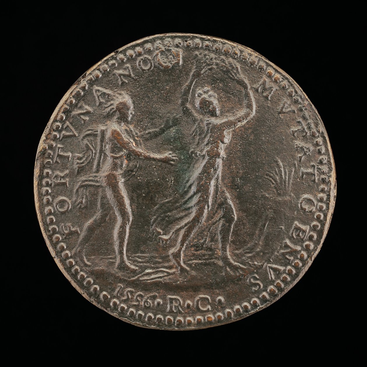Apolo persiguiendo a Dafne [reverso], 1556 de Medallist R.C.