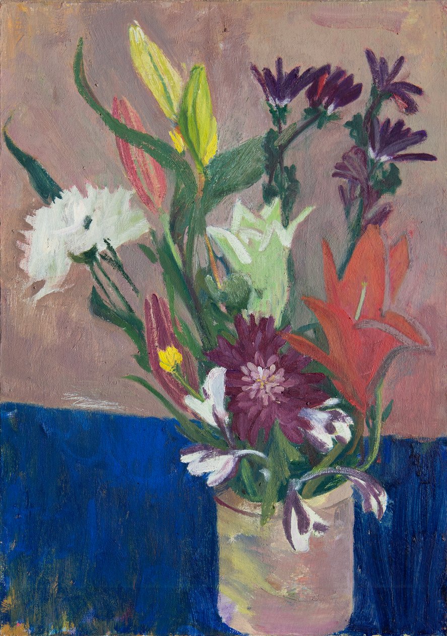 Flores de verano, 2016 (óleo sobre lienzo) de Megan Williamson