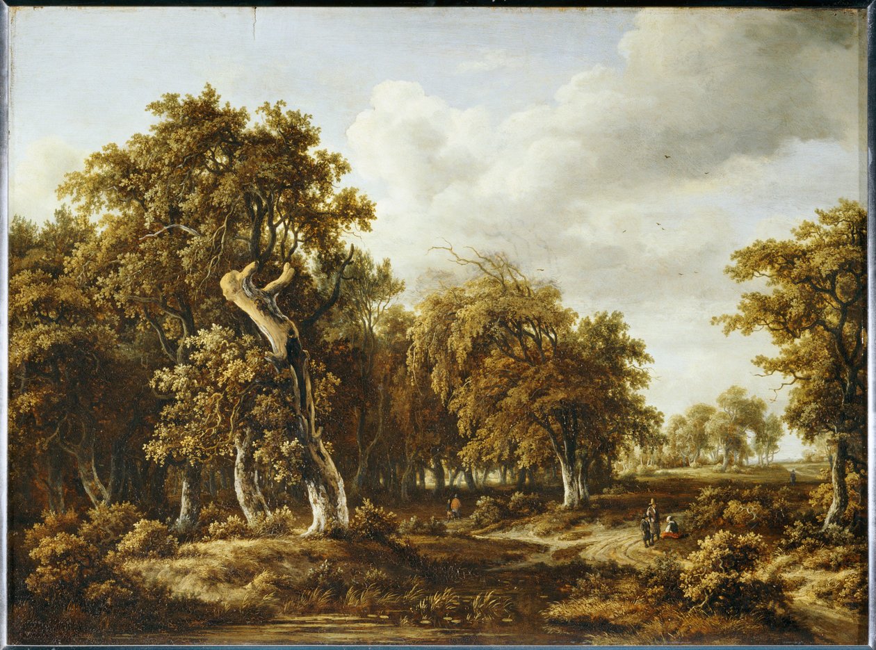 El bosque de robles ... de Meindert Hobbema