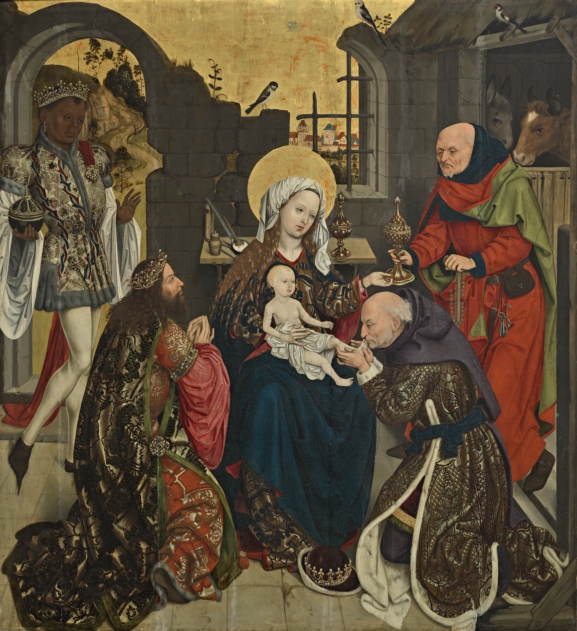 Adoración de los Magos de Meister des Schottenaltars