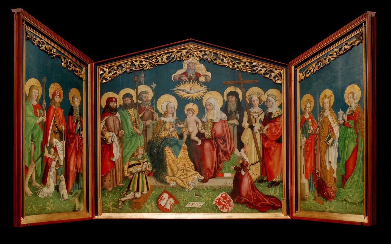Altar de Santa Ana de Meister mit dem Stieglitz