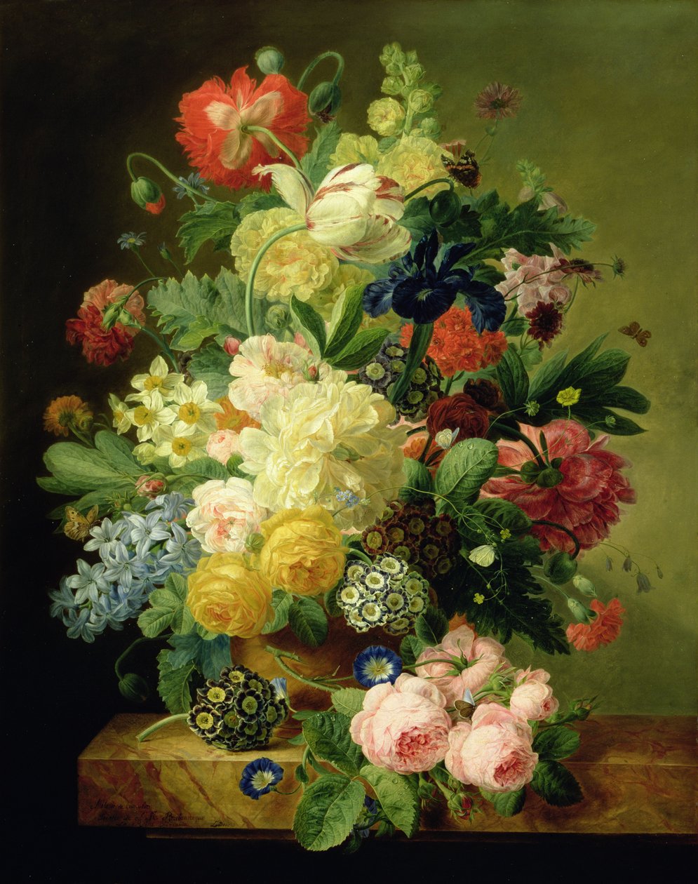 Jarrón de flores de Melanie de Comolera