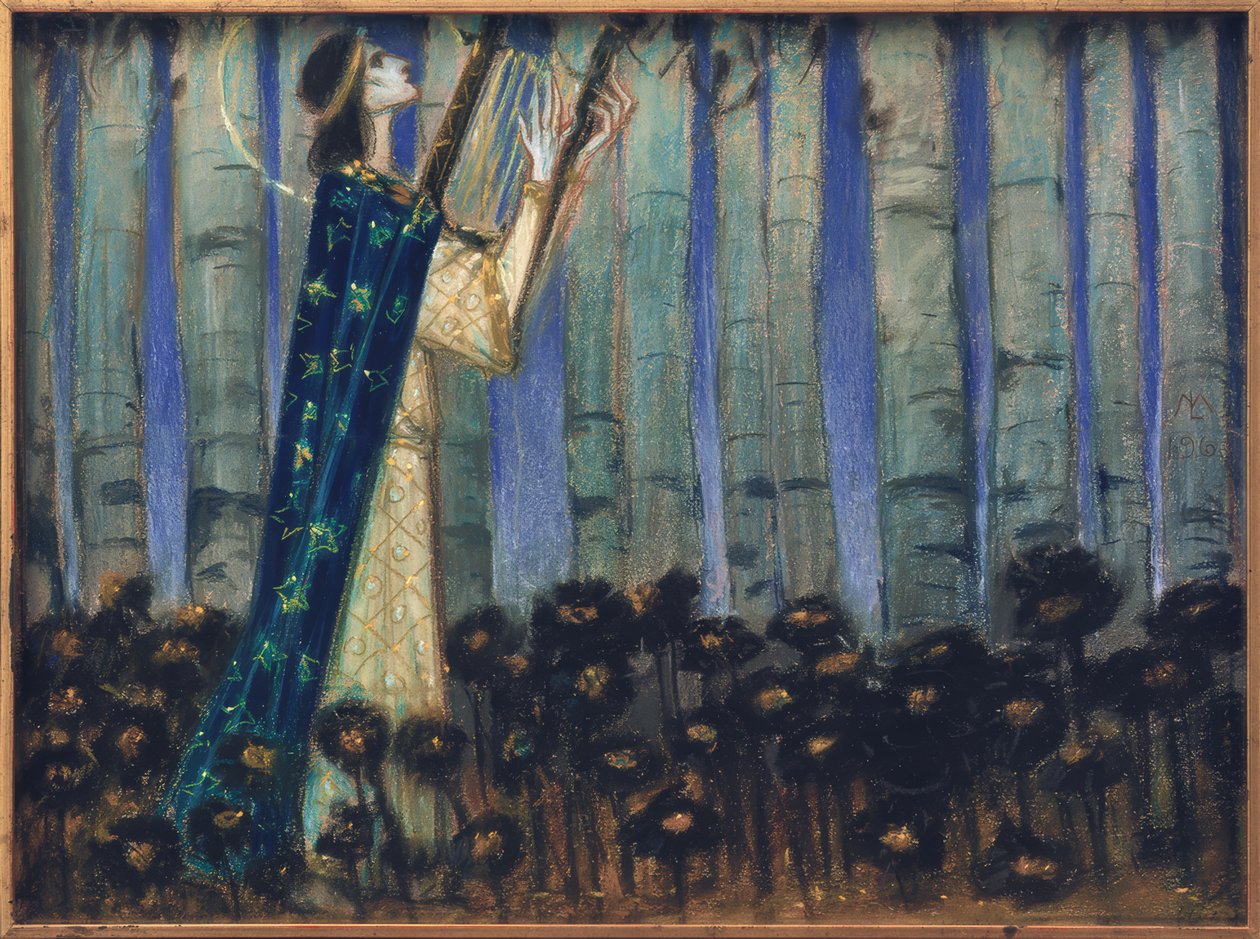 Orfeo (estudio preliminar) de Melchior Lechter