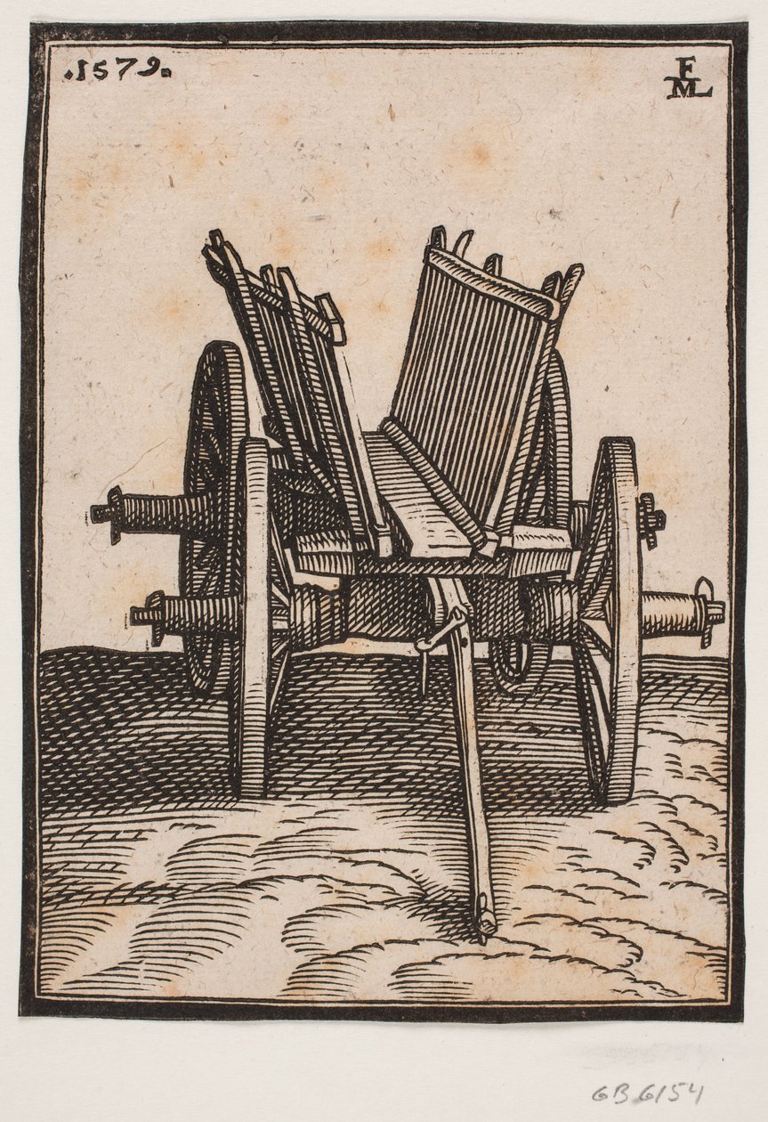 Un carro de granja tártaro de Melchior Lorck