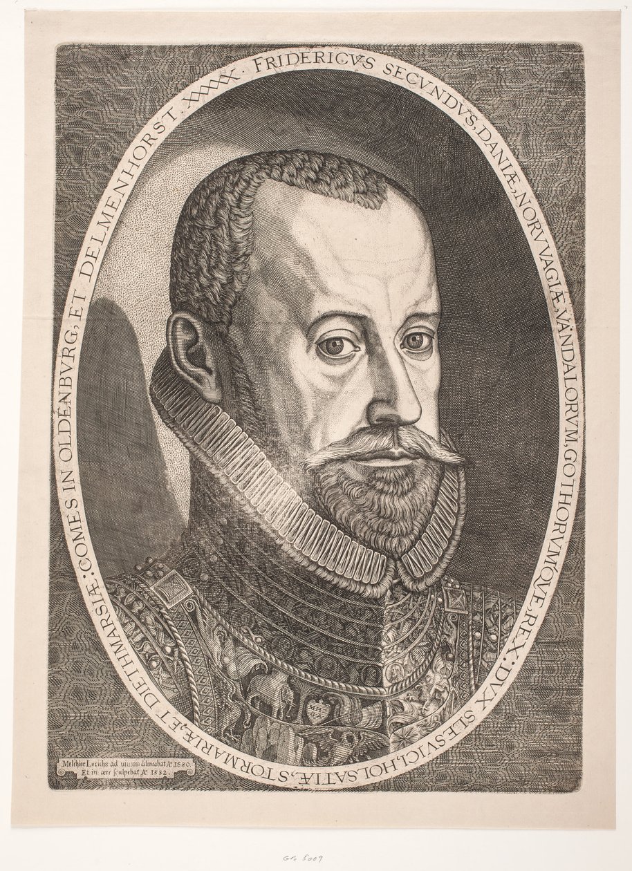 Rey Federico II de Melchior Lorck