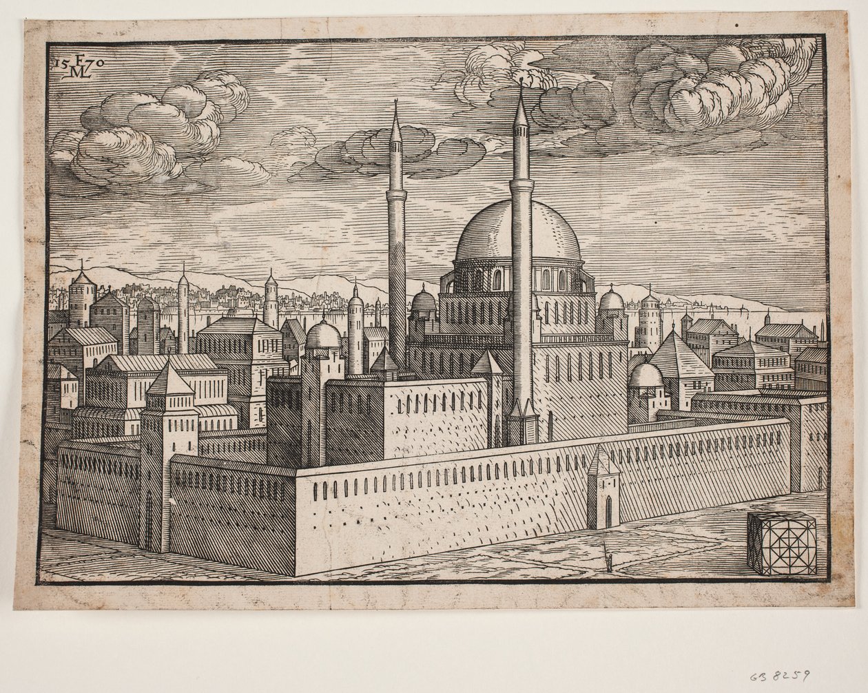 Probablemente la Mezquita de Selim I de Melchior Lorck