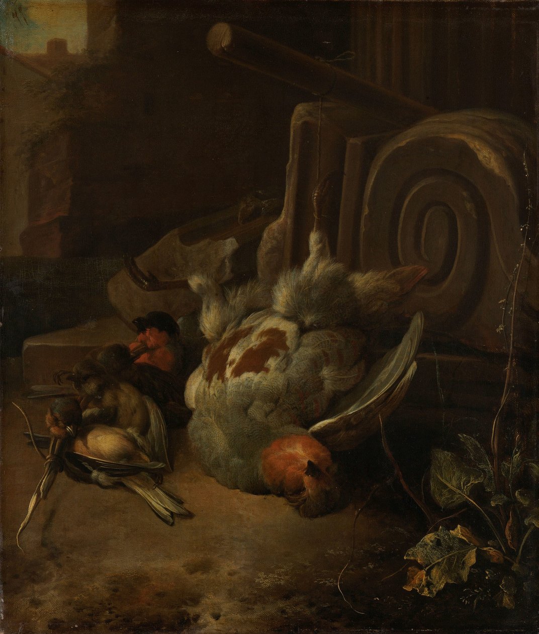 Pájaros muertos de Melchior d