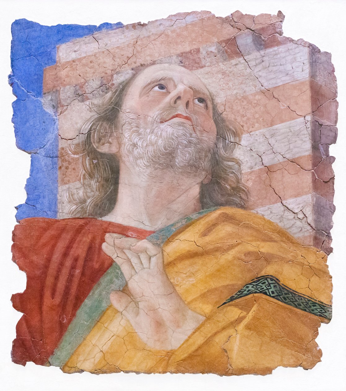 Cabeza de apóstol, hacia 1480 (fresco) de Melozzo da Forli