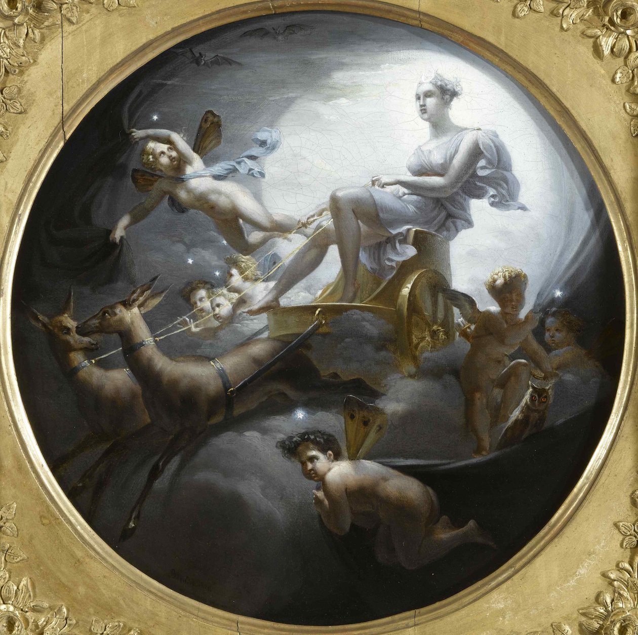 Diana en su carro, 1821 de Merry Joseph Blondel