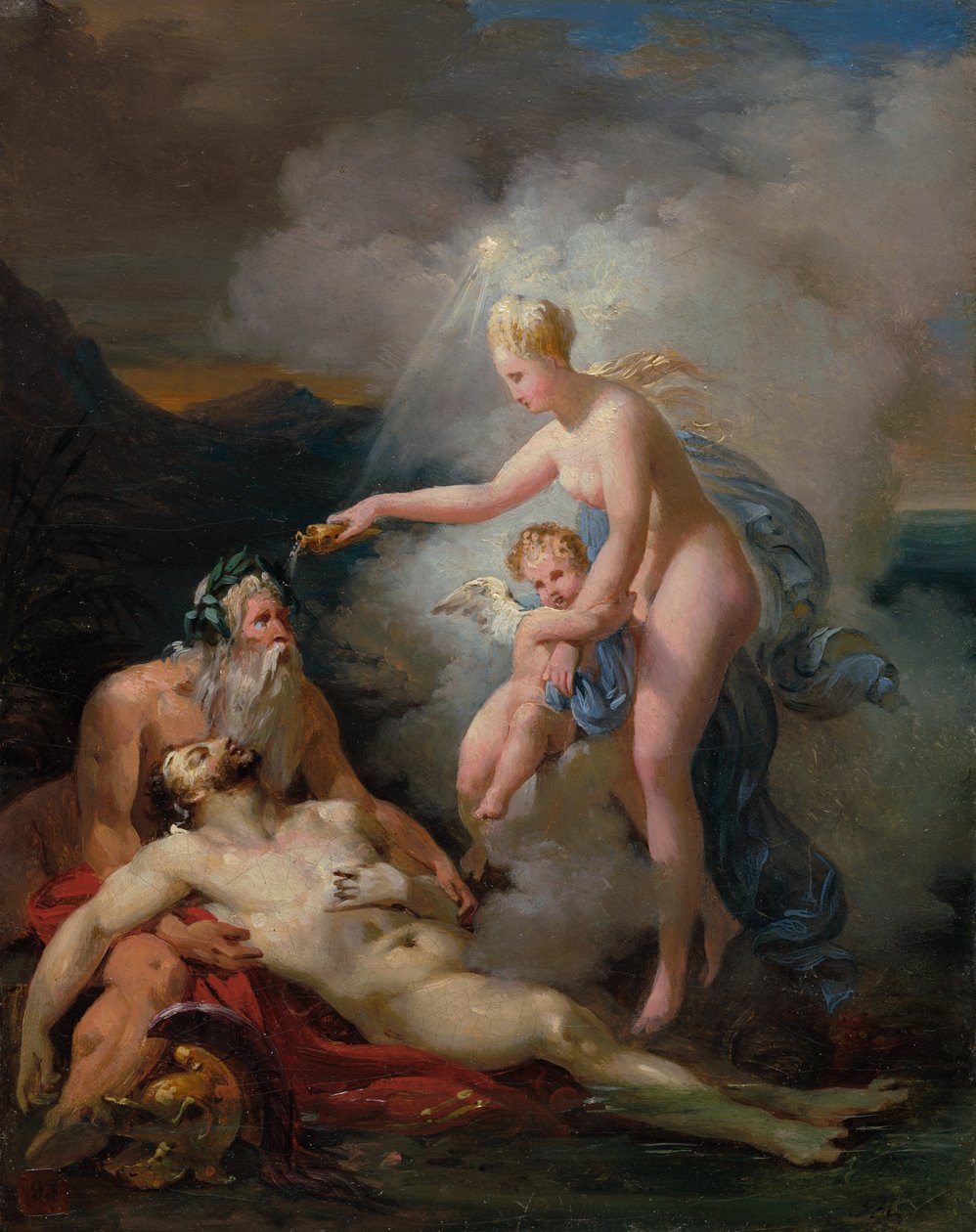 Venus curando a Eneas de Merry Joseph Blondel