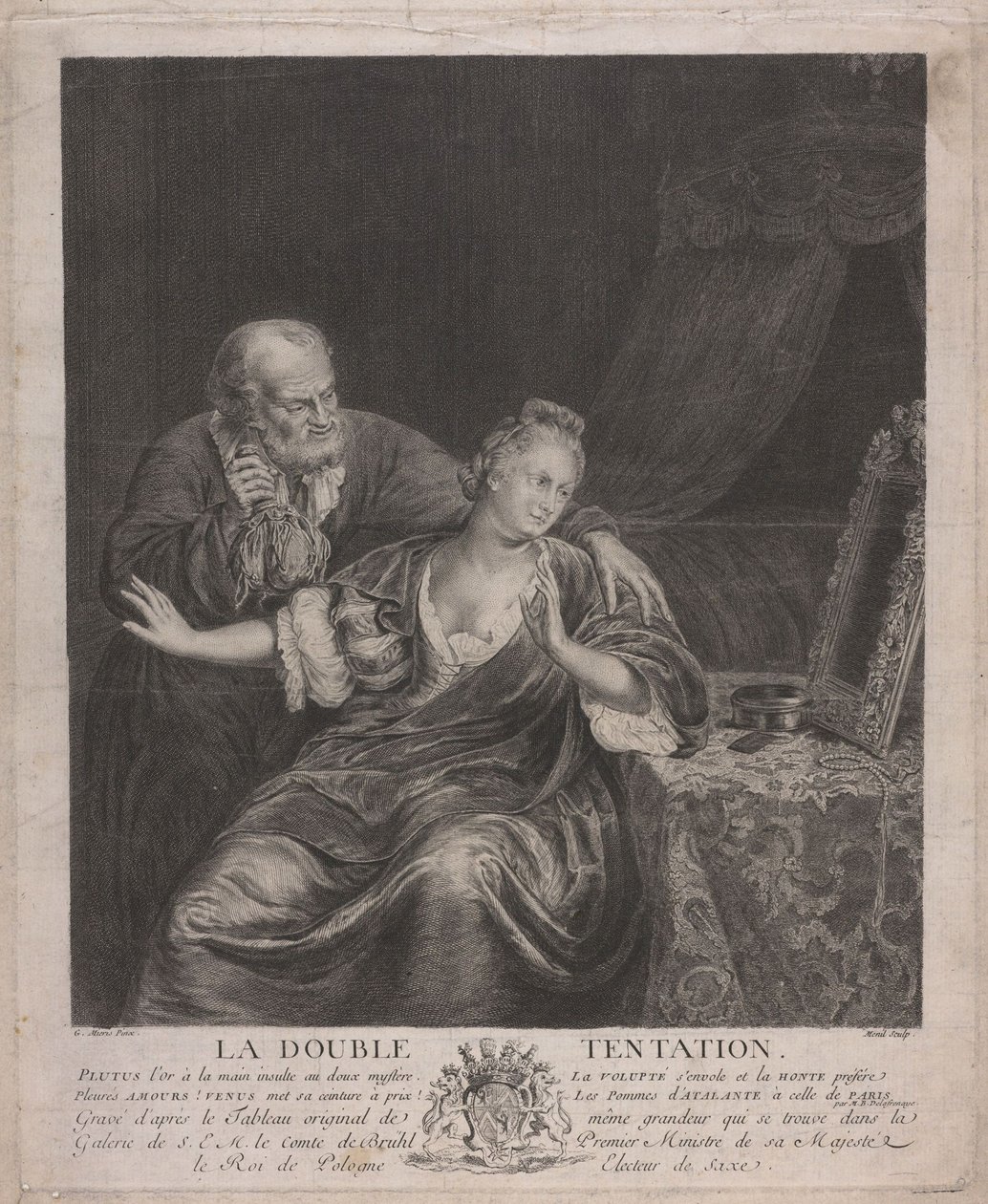 Doble tentación, siglo XVIII de Mesnil