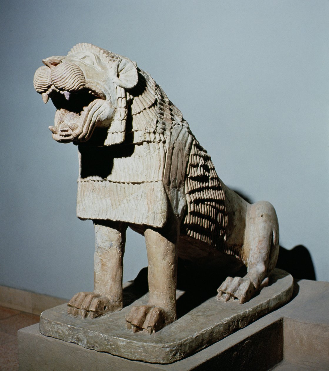 León (terracota) de Mesopotamian