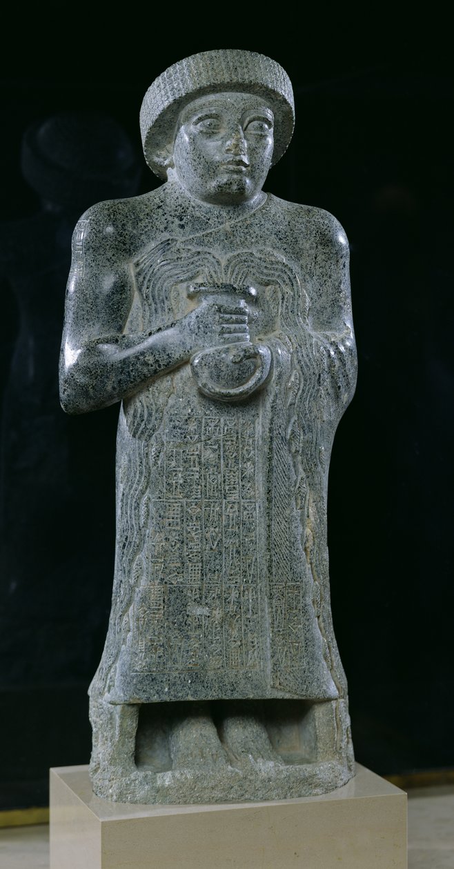 Estatua del Príncipe Gudea, c.2150 a.C. de Mesopotamian