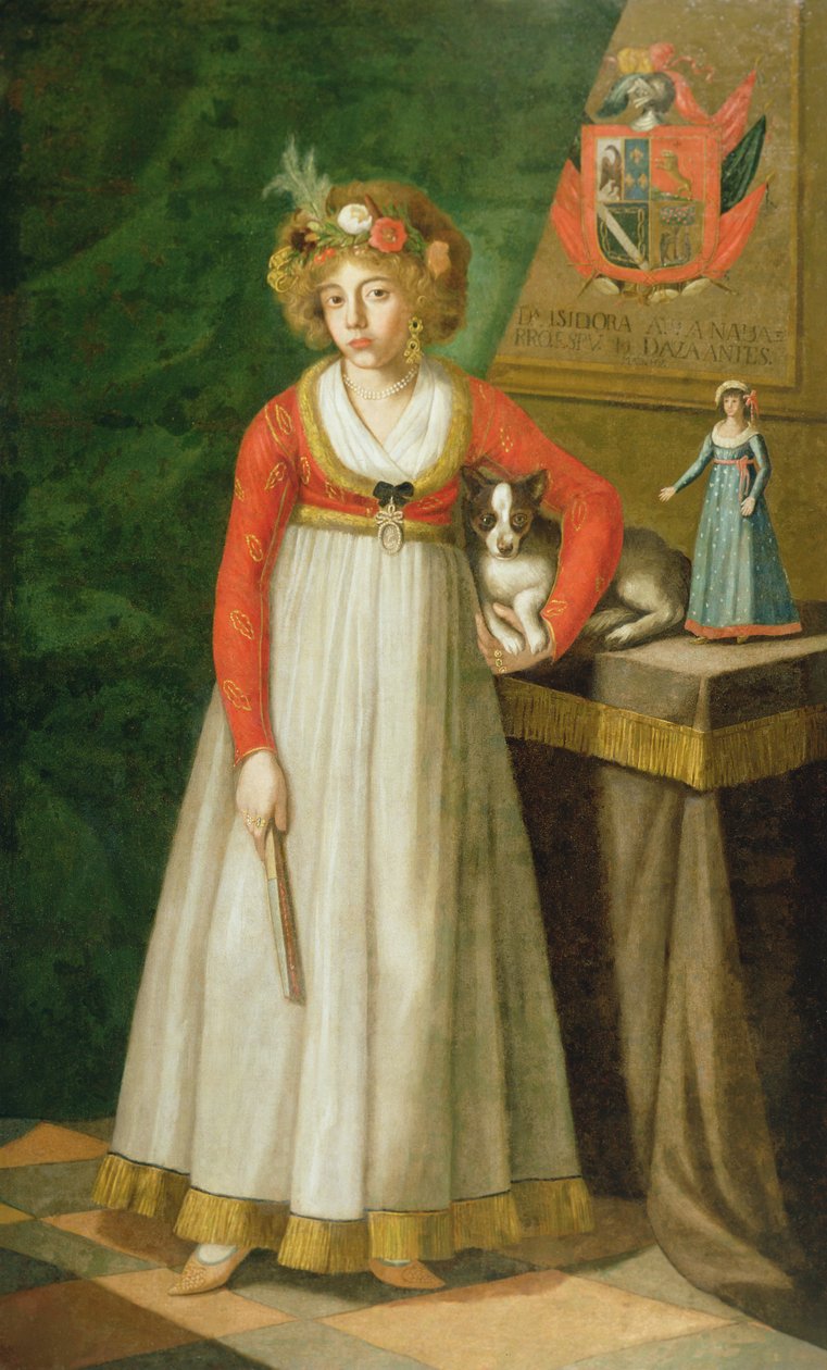 Retrato de Isidoro, 1810 de Mexican School