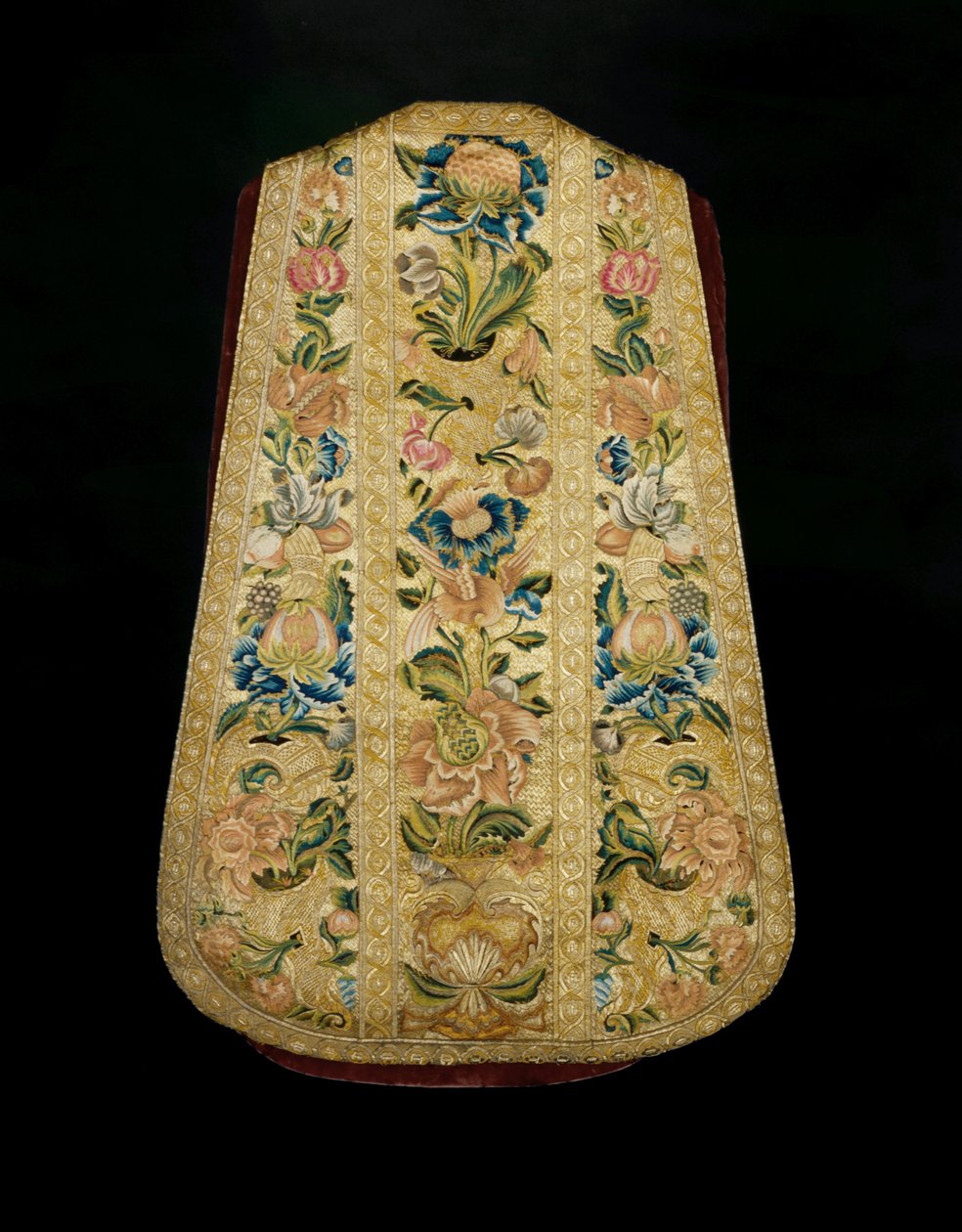 Casulla de sacerdote c.1730 de Mexican School