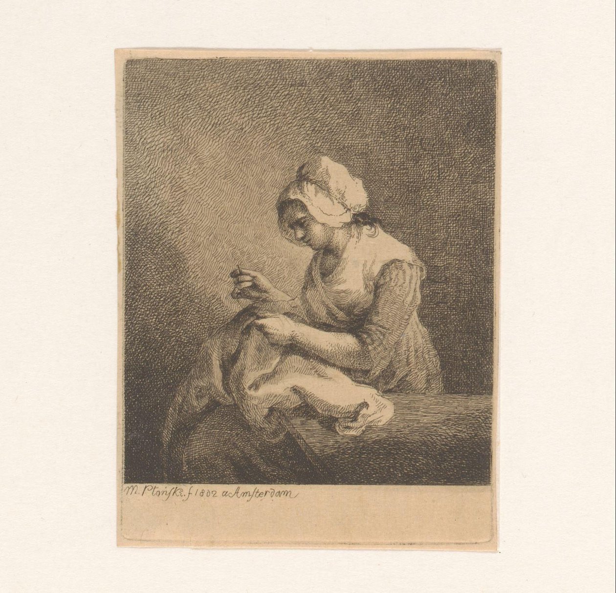 Mujer de la costura de Michał Płoński