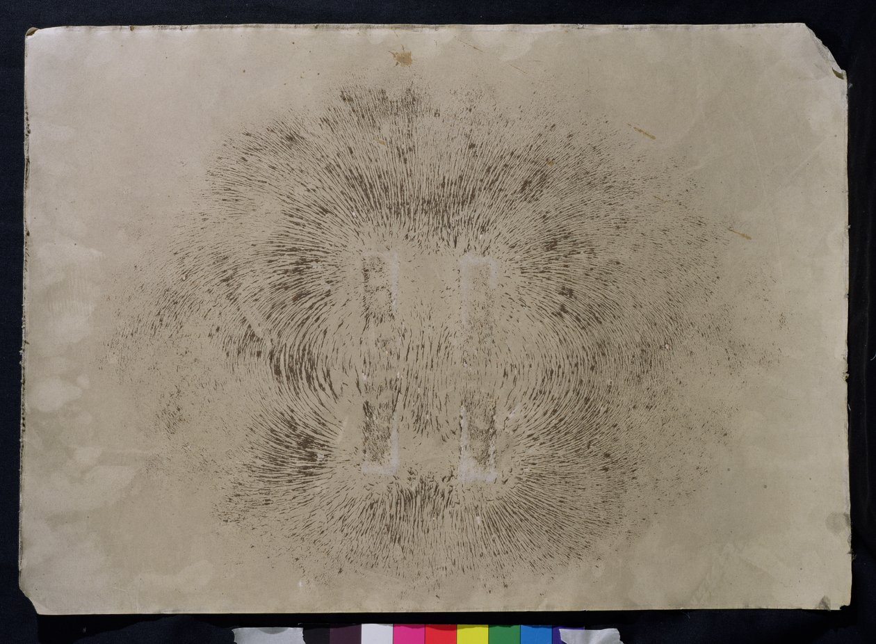 Experimento magnético por Michael Faraday (1791-1867) de Michael Faraday