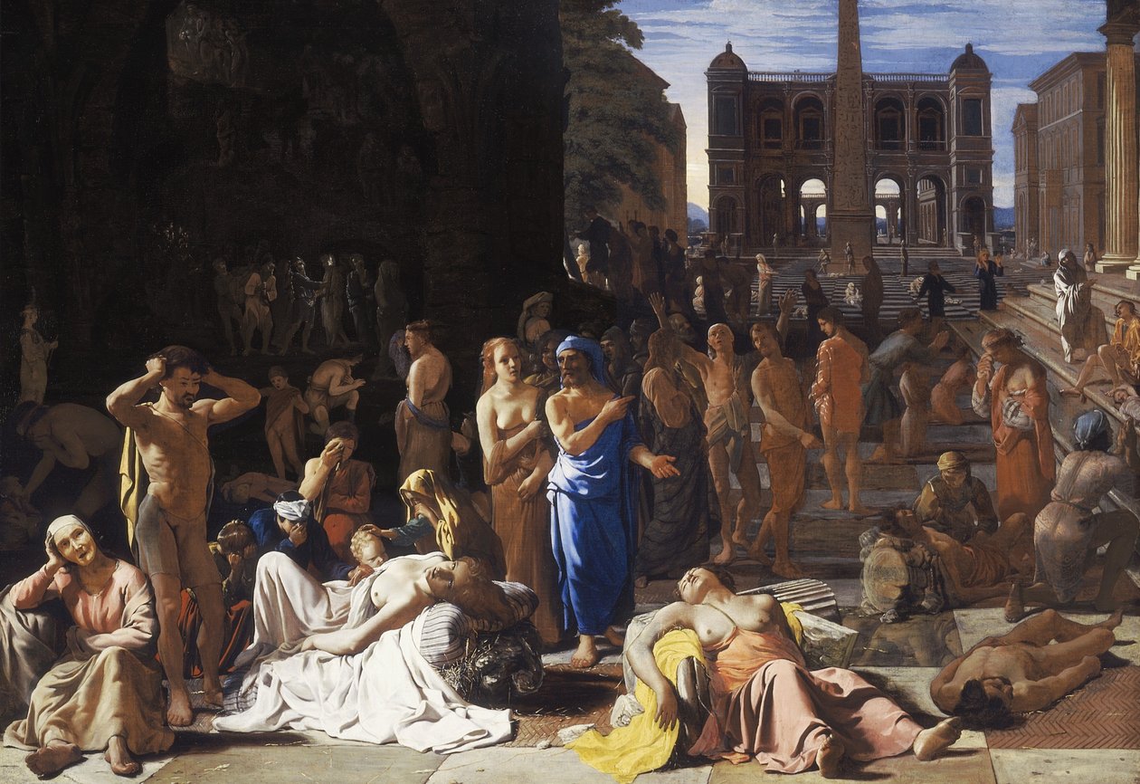 Plaga en una ciudad antigua, c.1652-4 de Michael Sweerts
