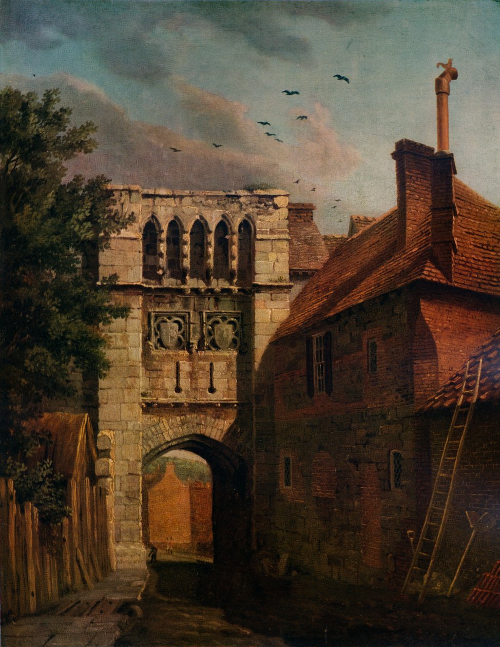 Puerta Oeste, Winchester, 1779 de Michael Angelo Rooker