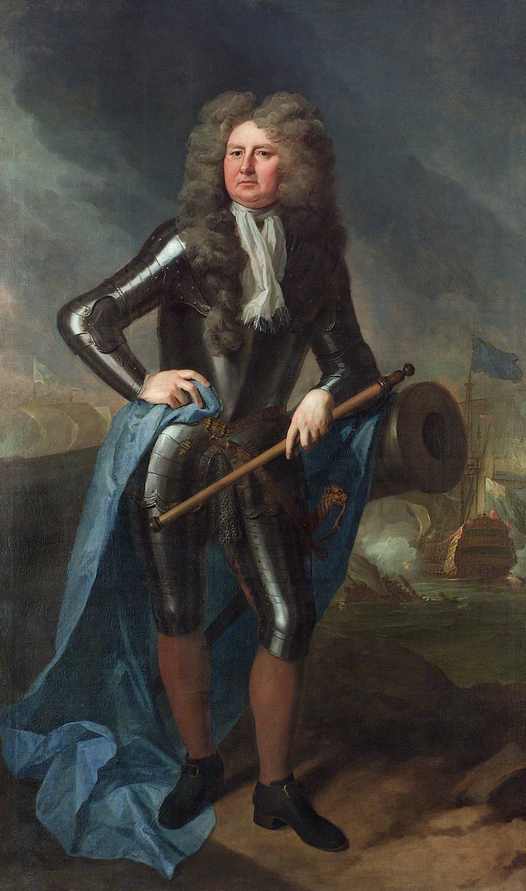 Almirante Sir Cloudesley Shovell (1650-1707) de Michael Dahl