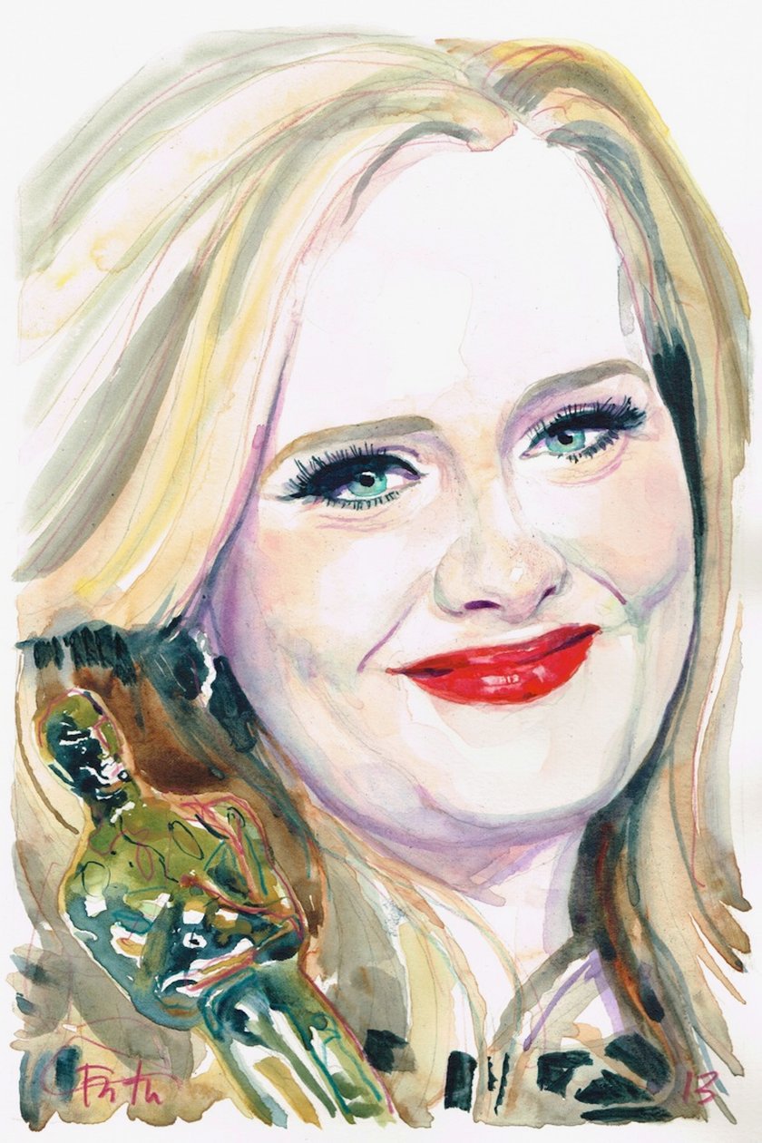 Adele (acuarela) de Michael Frith