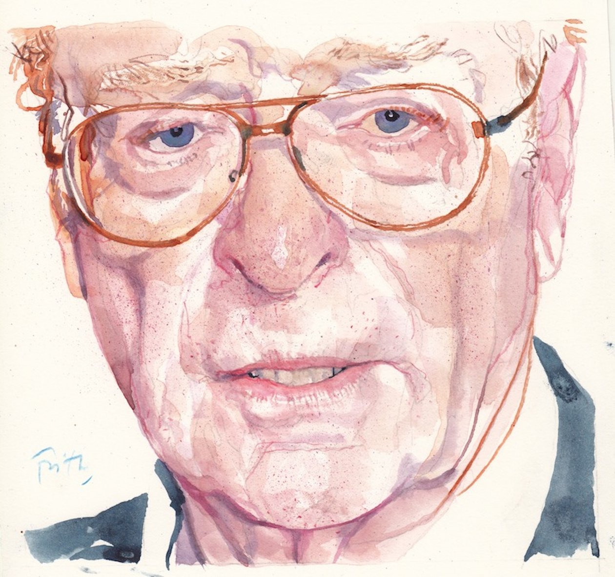 Michael Caine (acuarela) de Michael Frith