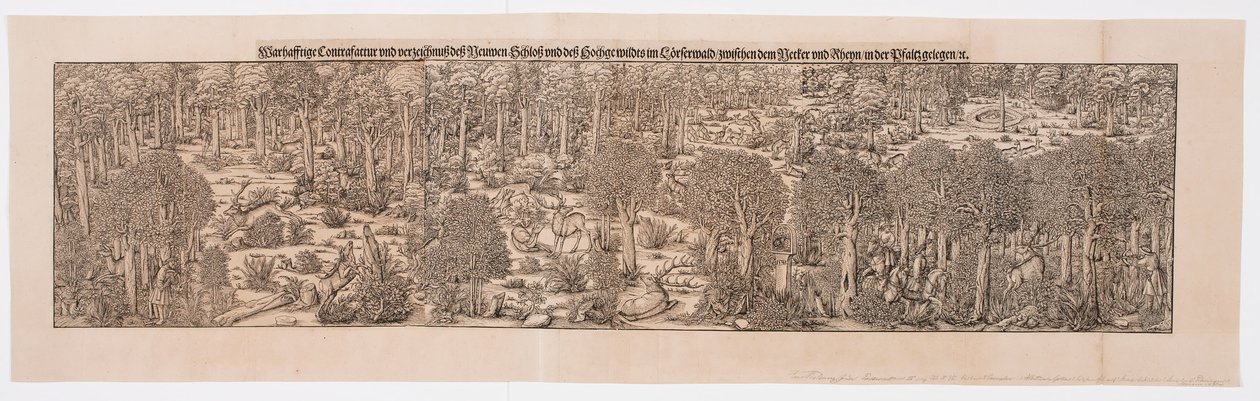 Partida de caza en el bosque de Michael Ostendorfer