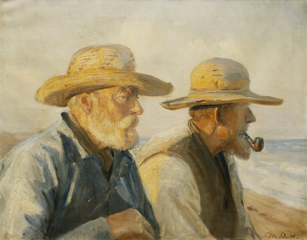 Los viejos pescadores de Michael Peter Ancher