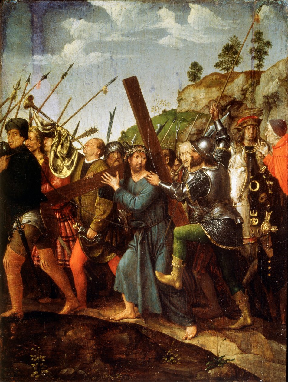 Cristo llevando la Cruz, c1518-c1525 de Michael Sittow