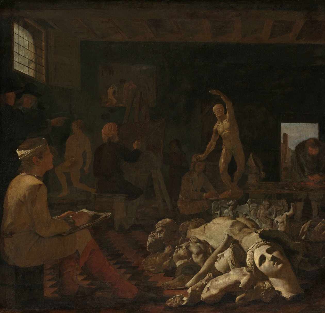 El estudio de un pintor de Michael Sweerts
