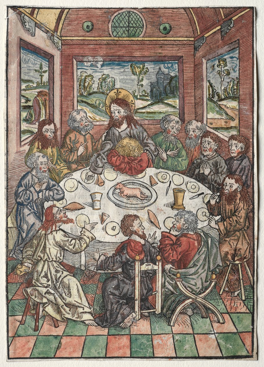 Der Schatzbehalter: La última cena de Michael Wolgemut