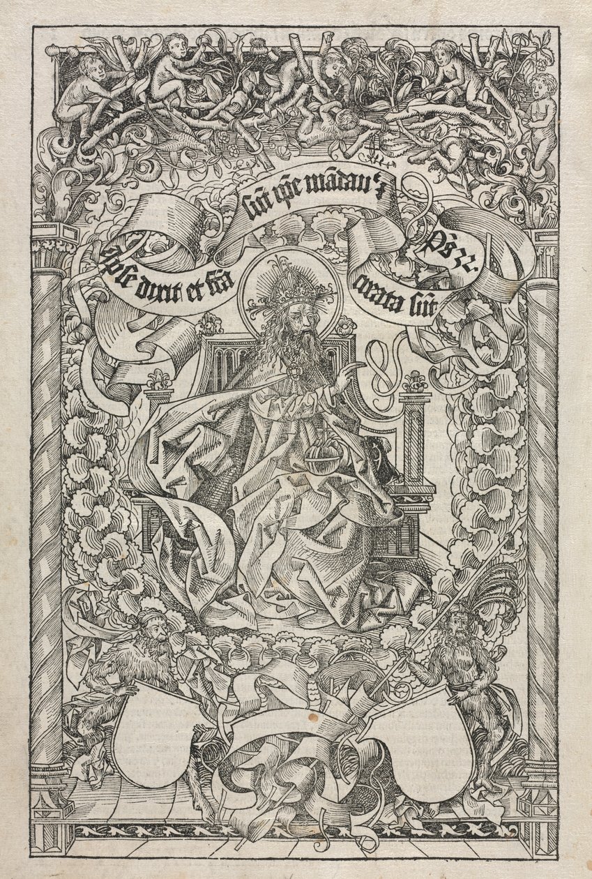 Nuremberg Chronicle:  The Emblem de Michael Wolgemut