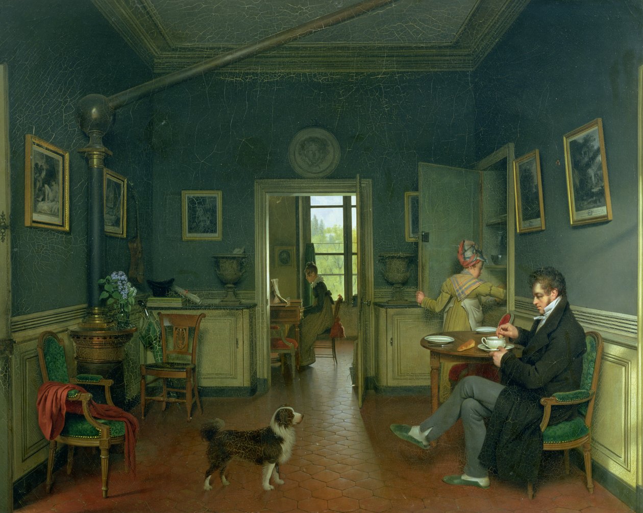 Interior de un comedor, 1816 de Michel Martin Drolling