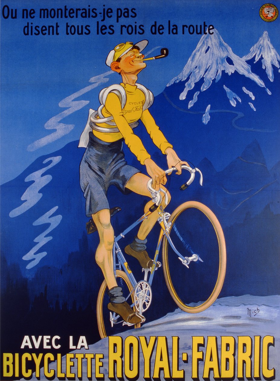 Póster publicitario de bicicletas 