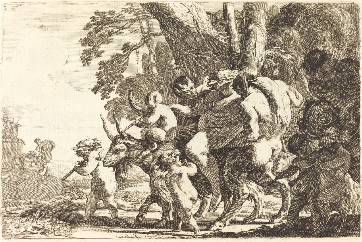 Silenus borracho de Michel Dorigny
