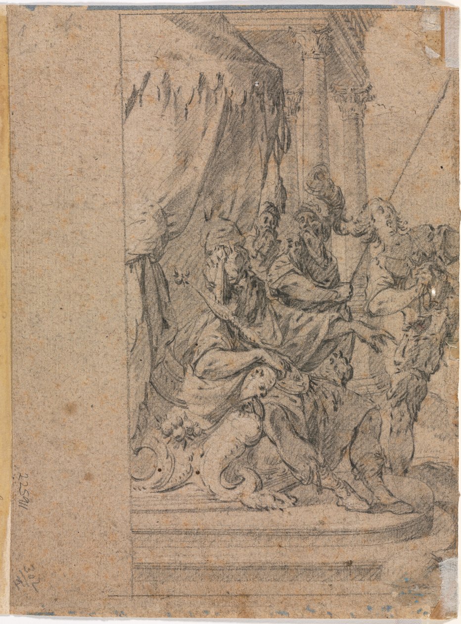 Panthea ante Ciro verso, 1655-1660 de Michel Dorigny