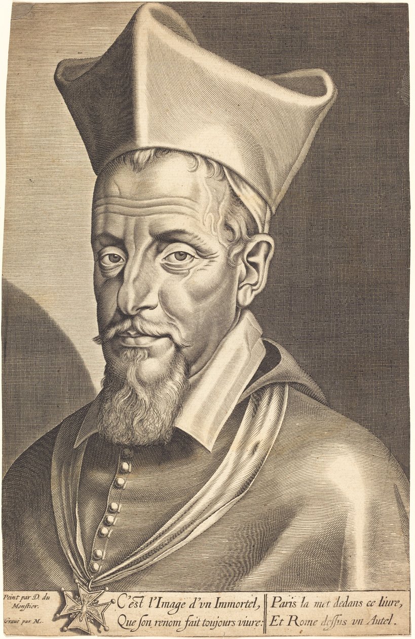 François La Rochefoucauld de Michel Lasne after Daniel Dumonstier