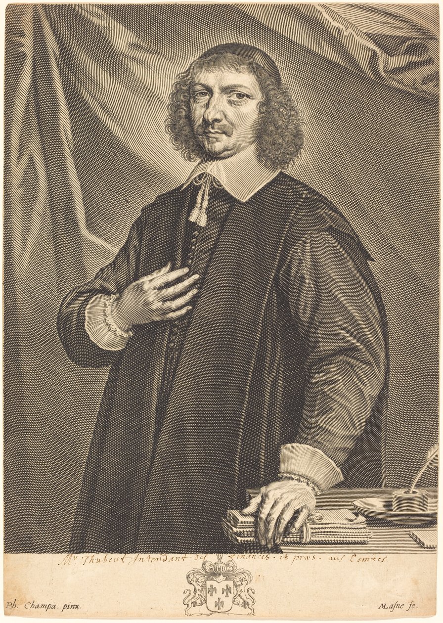 Jacques Thubeuf de Michel Lasne after Philippe de Champaigne