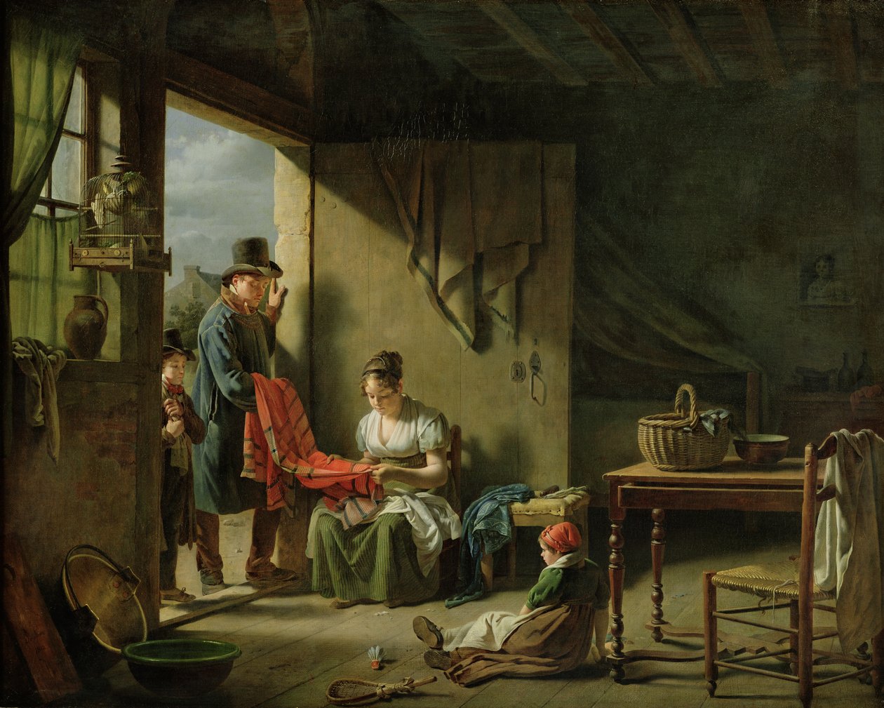 El Vendedor Ambulante, 1812 de Michel Martin Drolling